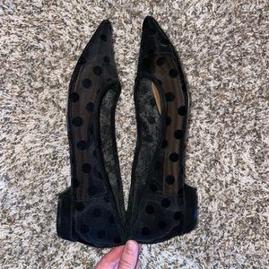 J.Crew sheer polka dot flats